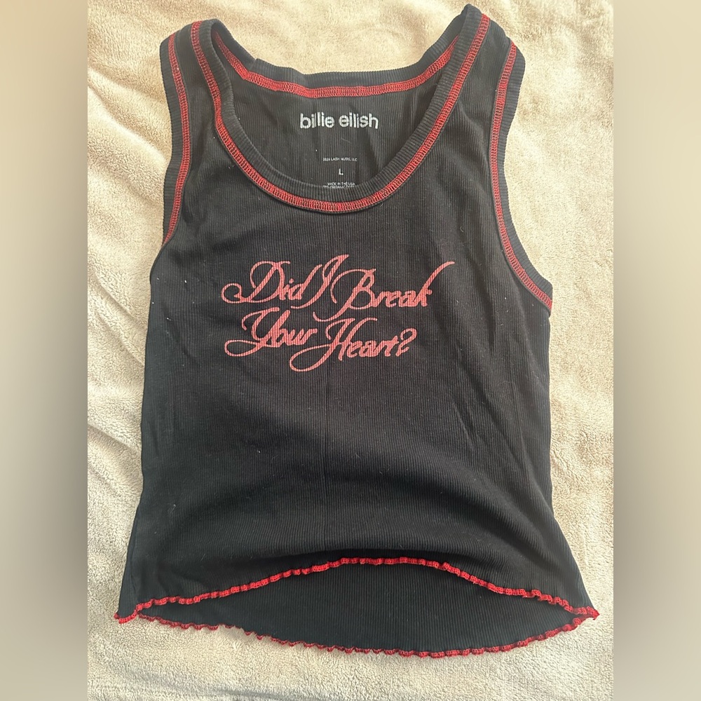 BILLIE EILISH TANK TOP SIZE LARGE